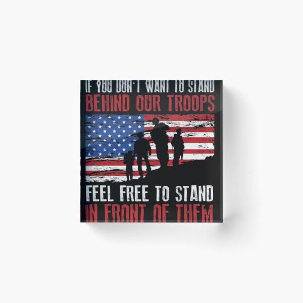 Item preview, Stand Behind Our Troops Usa designed and sold by OlivaHelen.