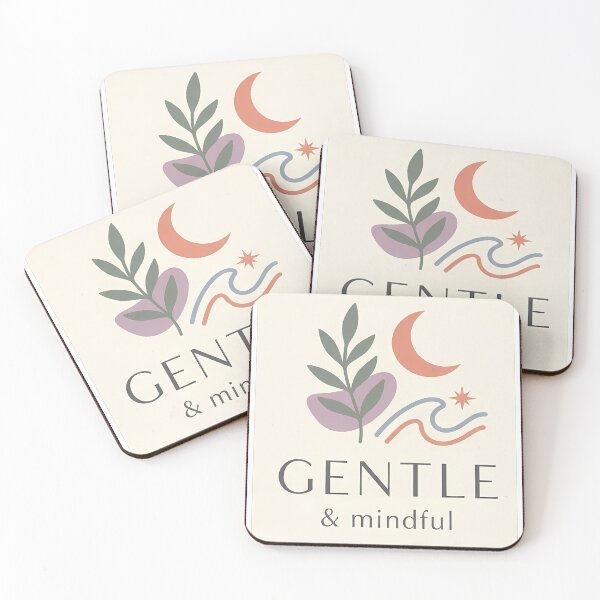 Item preview, Gentle and Mindful - Boho Celestial Leaf Minimalist Art designed and sold by RAMIX-Y2K.