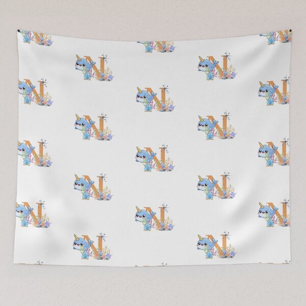 Item preview,  Letter n Narwhal designed and sold by IvonneDesigns.