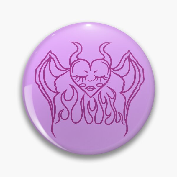 Item preview, Devil Heart Creature (Violet Outline) designed and sold by CamilasPrints.