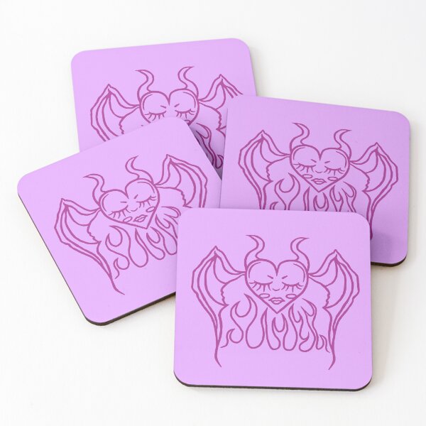 Item preview, Devil Heart Creature (Violet Outline) designed and sold by CamilasPrints.