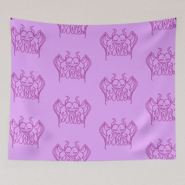 Item preview, Devil Heart Creature (Violet Outline) designed and sold by CamilasPrints.
