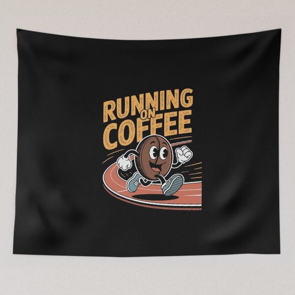 Item preview, RUNNING ON COFFEE designed and sold by jkrphoto.