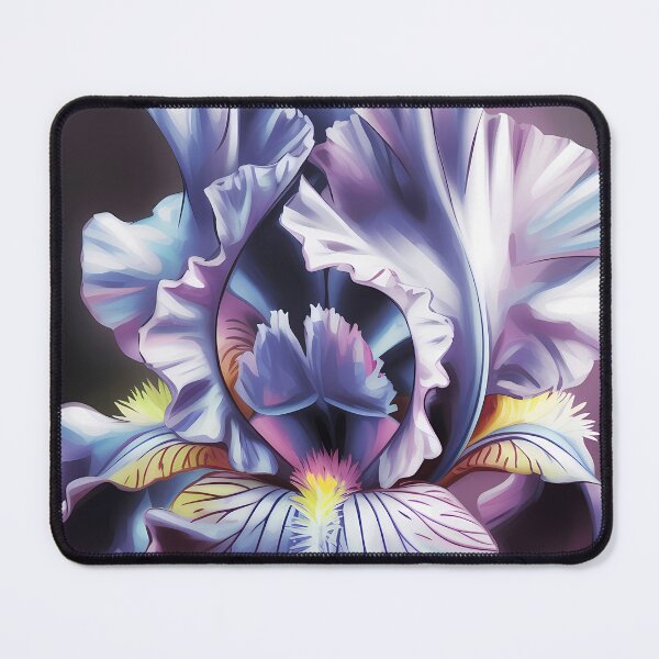 Item preview, Purple Iris Close-Up Oil Painting Dramatic Petals designed and sold by SellingWSarah17.
