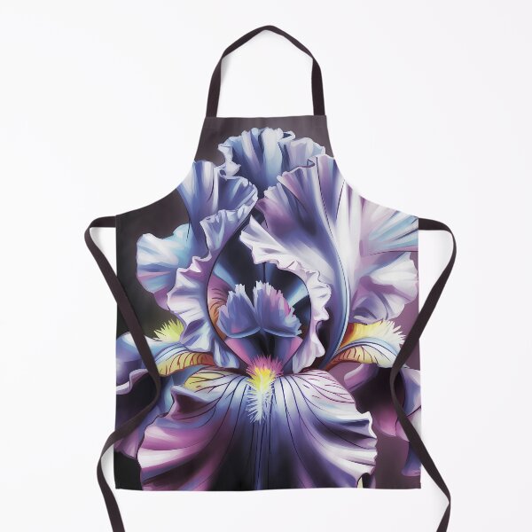 Item preview, Purple Iris Close-Up Oil Painting Dramatic Petals designed and sold by SellingWSarah17.