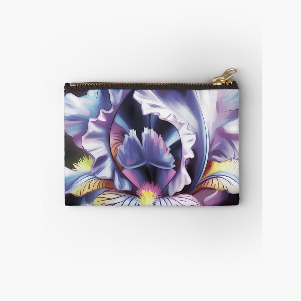 Item preview, Purple Iris Close-Up Oil Painting Dramatic Petals designed and sold by SellingWSarah17.