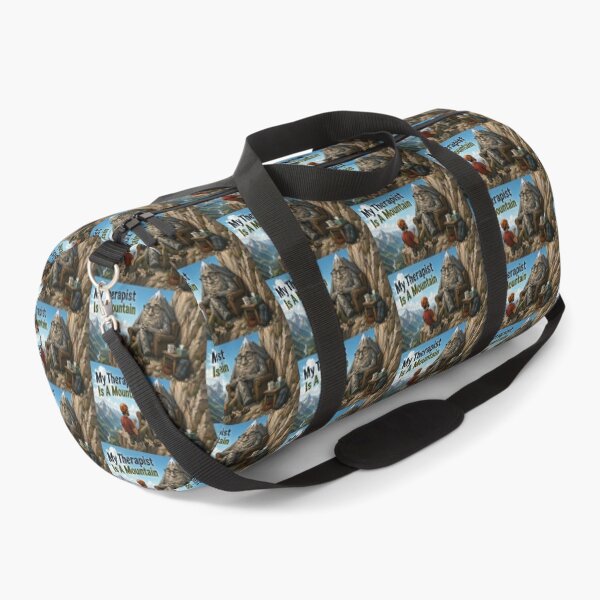 Item preview, My Therapist is a Mountain - rock climber - Panorama designed and sold by AcornAndPebble.