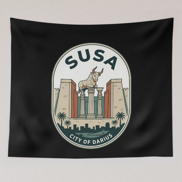 Item preview, Susa City of Darius Vintage Travel Emblem designed and sold by k3rstman1.