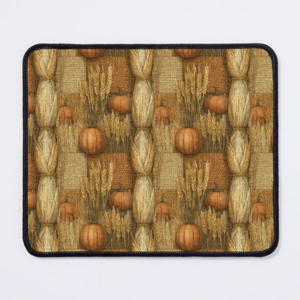 Item preview, Autumn Straw & Weave: Golden Harvest Patchwork designed and sold by TJ Art and Camera.