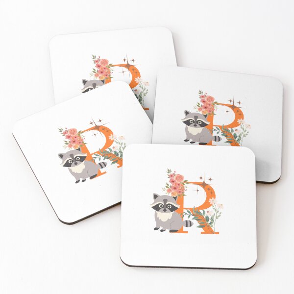 Item preview, Letter  r Raccoon designed and sold by IvonneDesigns.