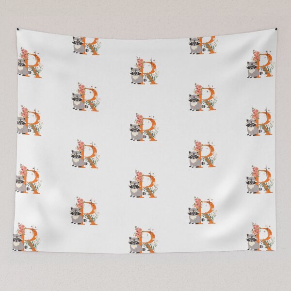 Item preview, Letter  r Raccoon designed and sold by IvonneDesigns.