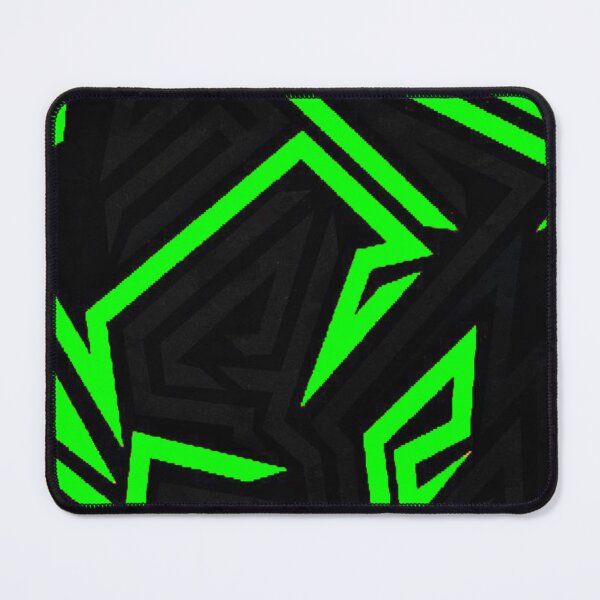 Item preview, Neon Green Cyber Camo Abstract Lines Gamer Art designed and sold by Jimakmo.