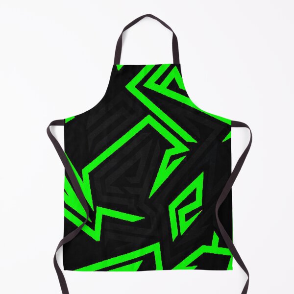 Item preview, Neon Green Cyber Camo Abstract Lines Gamer Art designed and sold by Jimakmo.