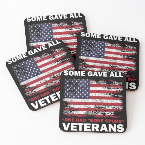Item preview, Some Gave All One Had Bone Spurs Veterans Against_1 designed and sold by ankhangdesigner.