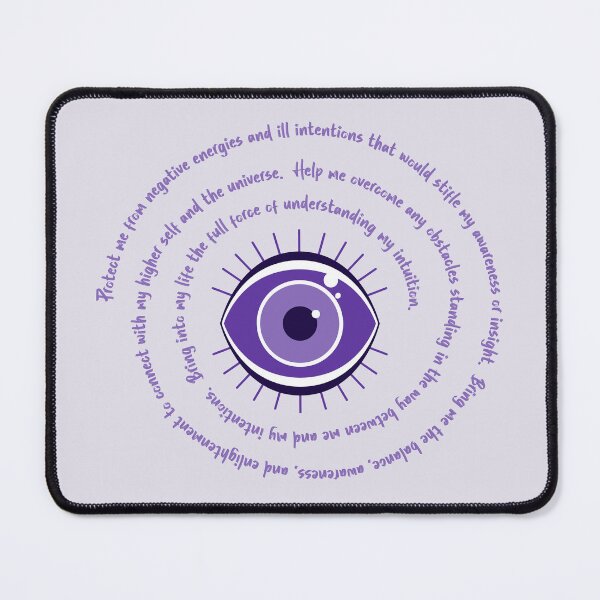Item preview, Purple Evil Eye - Intuition Protection designed and sold by TheThankfulTyne.