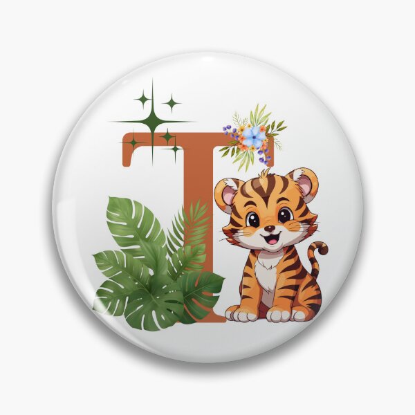 Item preview, Letter t tiger designed and sold by IvonneDesigns.
