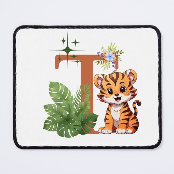 Item preview, Letter t tiger designed and sold by IvonneDesigns.