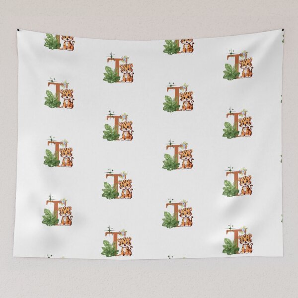 Item preview, Letter t tiger designed and sold by IvonneDesigns.