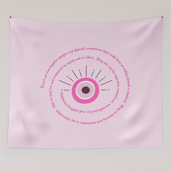 Item preview, Pink Evil Eye - Love & Friendship Protection designed and sold by TheThankfulTyne.