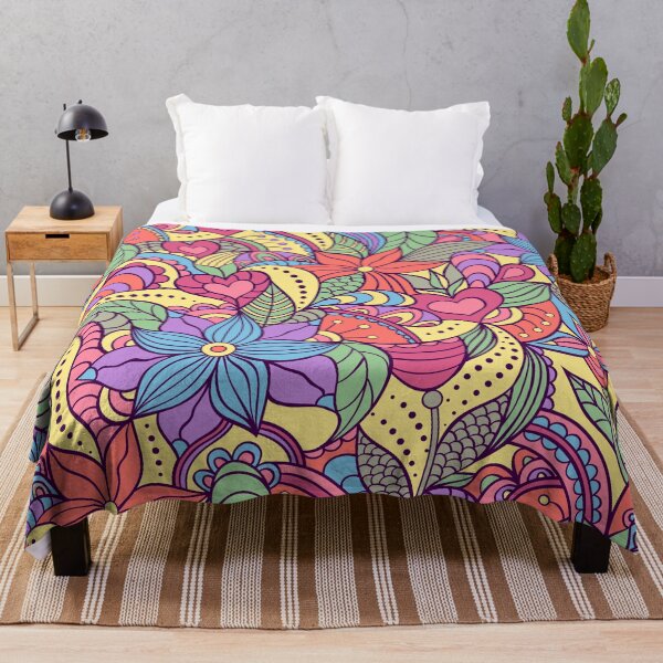 Item preview, Boho Chic Beautiful Floral Eclectic Maximalist Design designed and sold by Divine Ease.