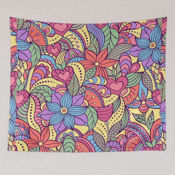 Item preview, Boho Chic Beautiful Floral Eclectic Maximalist Design designed and sold by Divine Ease.