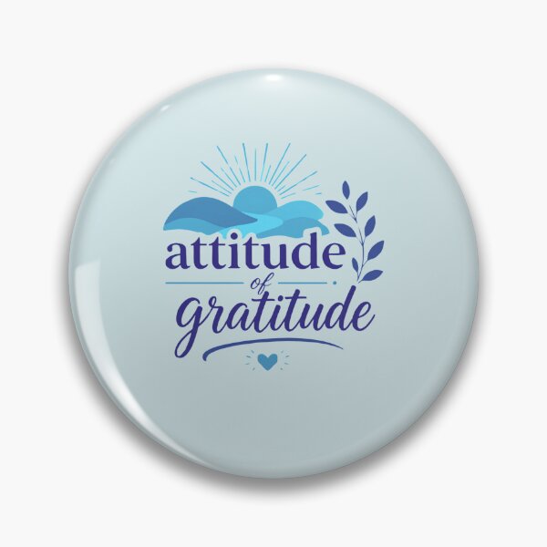 Item preview, Attitude of Gratitude Inspirational Recovery Design designed and sold by DailyPracticeShop.