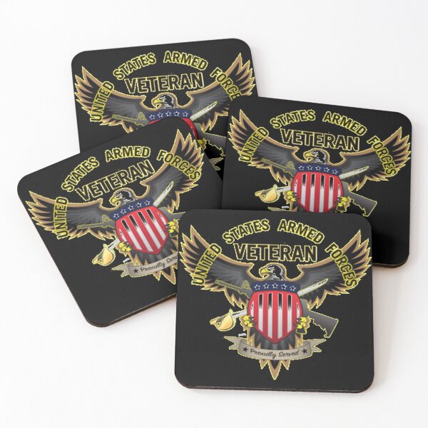 Item preview, United States Armed Forces Veteran Proudly Served designed and sold by LCBCreations.