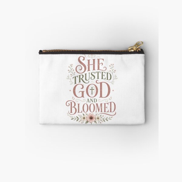 Item preview, She Trusted God And Bloomed | Christian Floral Shirt for Women designed and sold by Illustrated Faith.
