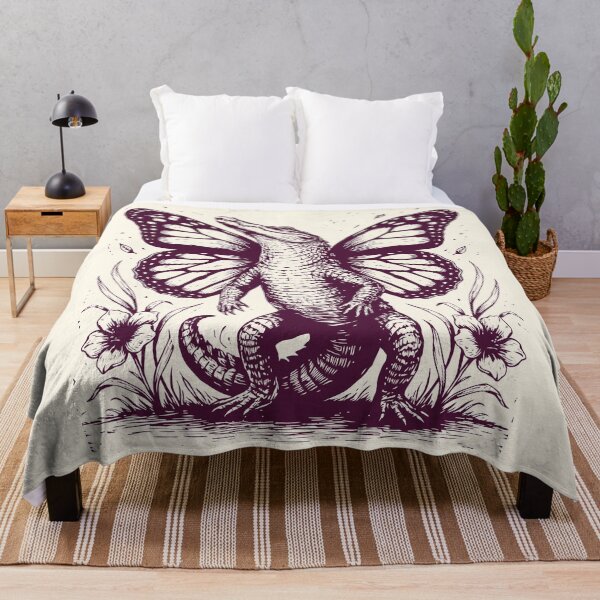 Item preview, Butterfly Alligator Funny Vintage Gator Fairycore Floral designed and sold by Y-Vibes.