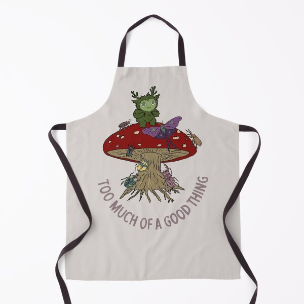 Item preview, Forest Spirit on Fly Agaric Mushroom Folk Art Graphic  designed and sold by LeshanArt.