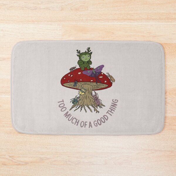 Item preview, Forest Spirit on Fly Agaric Mushroom Folk Art Graphic  designed and sold by LeshanArt.