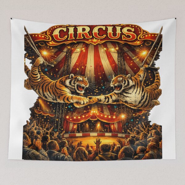 Item preview, Majestic tiger acrobat show designed and sold by urbanshop7.