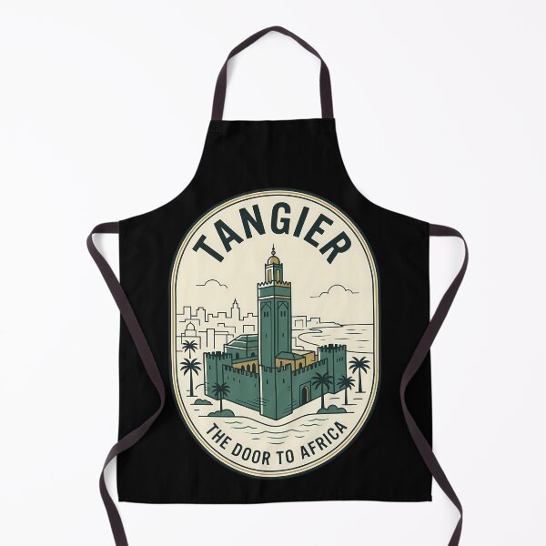 Item preview, Tangier Morocco Vintage Travel Emblem Door to Africa designed and sold by k3rstman1.