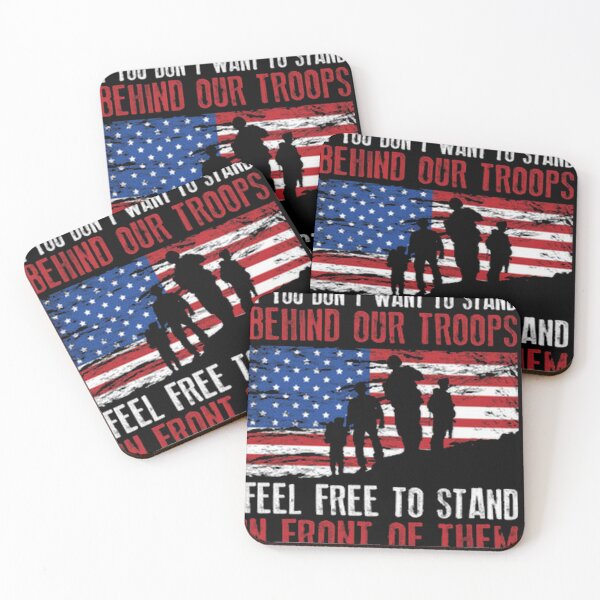 Item preview, Stand Behind Our Troops Usa designed and sold by ankhangdesigner.