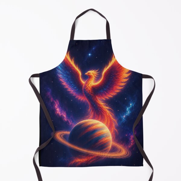 Item preview, Solar Phoenix Rising Above the Ringed Planet designed and sold by Sketchlegacy.