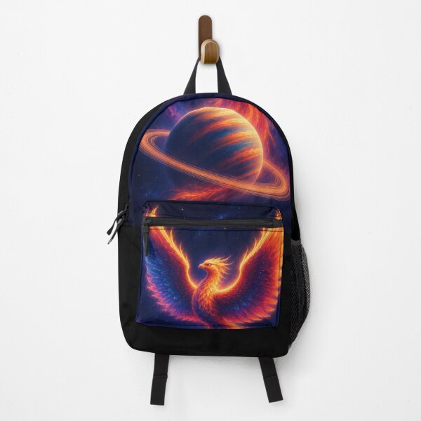 Item preview, Solar Phoenix Rising Above the Ringed Planet designed and sold by Sketchlegacy.