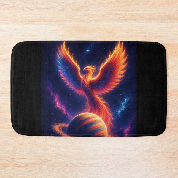 Item preview, Solar Phoenix Rising Above the Ringed Planet  designed and sold by Sketchlegacy.