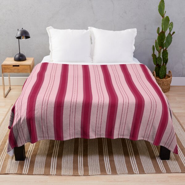 Item preview, Light Pink & Crimson Thick and Thin Stripes designed and sold by KSimpson838.