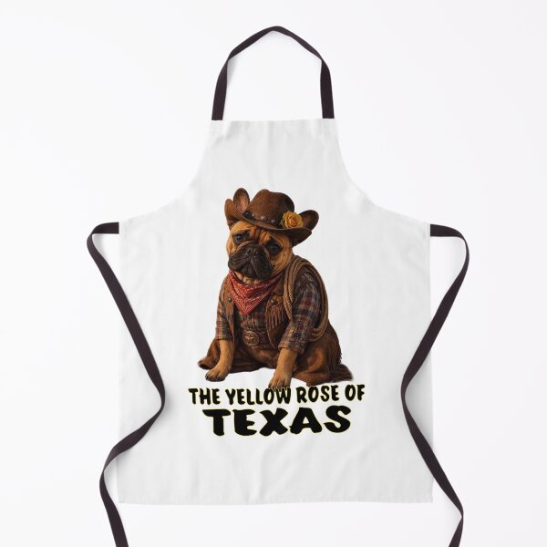 Item preview, FRENCH BULLDOG THE YELLOW ROSE OF TEXAS designed and sold by SmARTNiki.