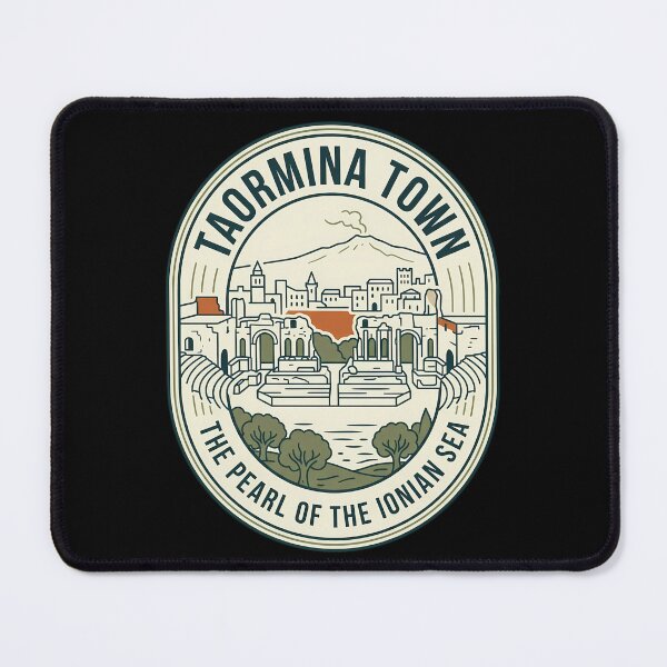 Item preview, Taormina Sicily Vintage Travel Emblem designed and sold by k3rstman1.