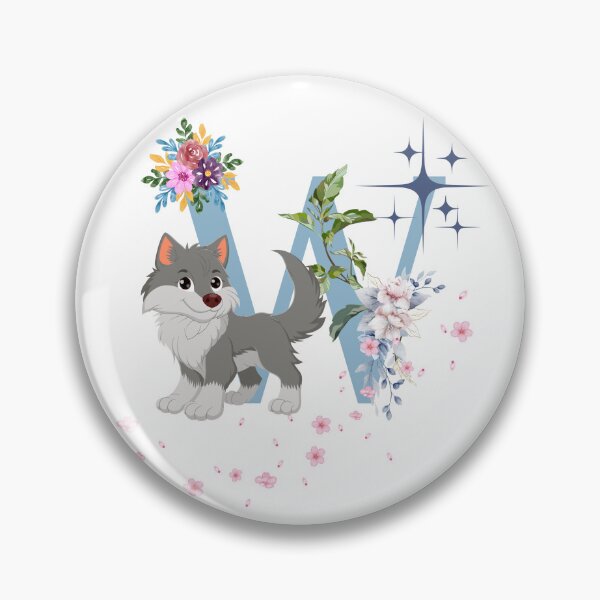 Item preview, Letter w wolf designed and sold by IvonneDesigns.