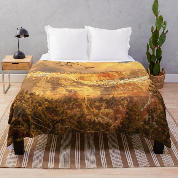 Item preview, Zion National Park Canyon — Golden Light, Painterly Landscape designed and sold by kornkobart.