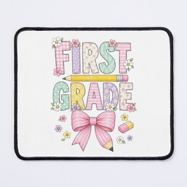 Item preview, Fourth 1st Grade,Teachers Flowers, Pencil Bow designed and sold by msmeylin.