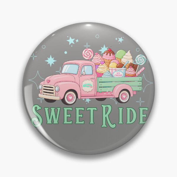 Item preview, Sweet Ride – Vintage Ice Cream Truck  designed and sold by Shedronpanda.
