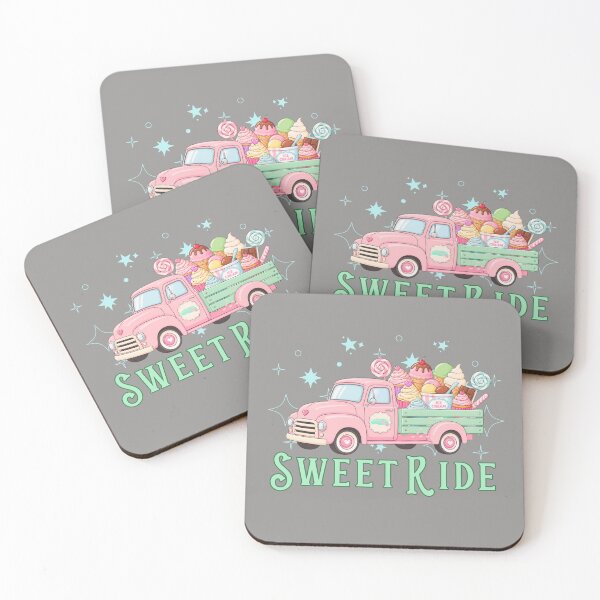 Item preview, Sweet Ride – Vintage Ice Cream Truck  designed and sold by Shedronpanda.