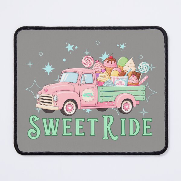 Item preview, Sweet Ride – Vintage Ice Cream Truck designed and sold by Shedronpanda.