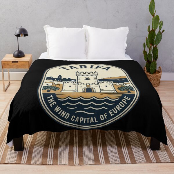 Item preview, Tarifa The Wind Capital Vintage Travel Emblem designed and sold by k3rstman1.