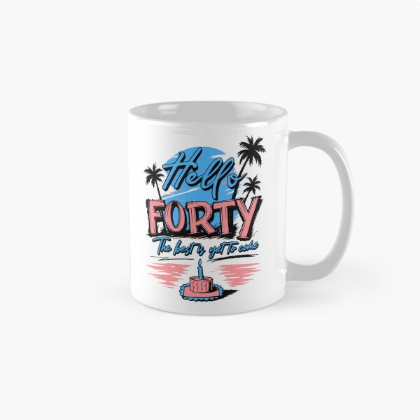Item preview, Hello Forty Best Is Yet To Come Tropical Beach Girls Trip Birthday Graphic designed and sold by illeN-Art-World.