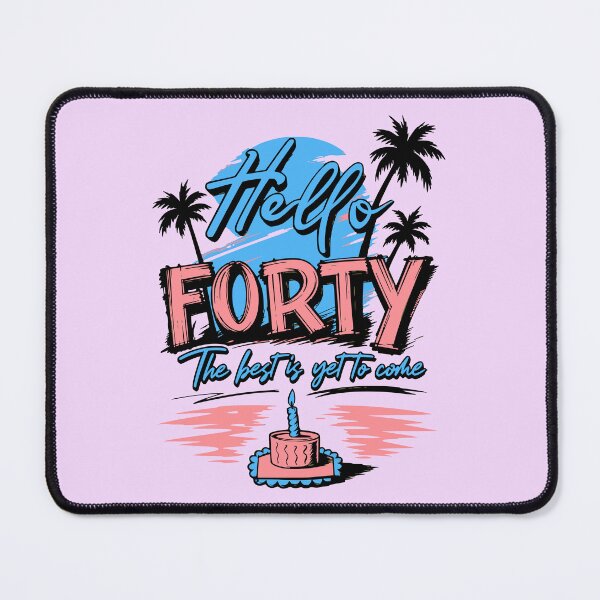 Item preview, Hello Forty Best Is Yet To Come Tropical Beach Girls Trip Birthday Graphic designed and sold by illeN-Art-World.