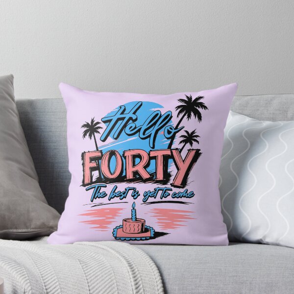 Item preview, Hello Forty Best Is Yet To Come Tropical Beach Girls Trip Birthday Graphic designed and sold by illeN-Art-World.